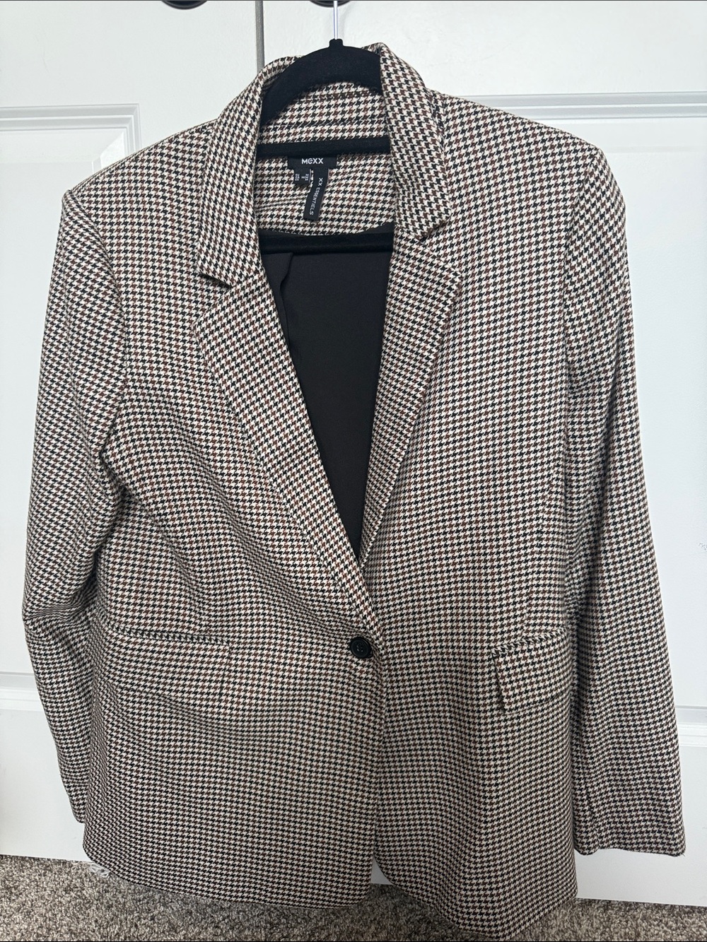 Mexx Houndstooth oversized blazer